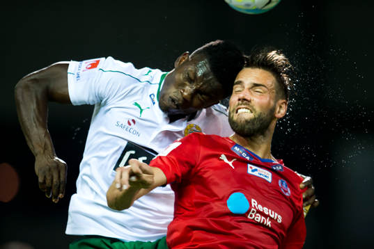Hammarbys Joseph Aidoo nickar