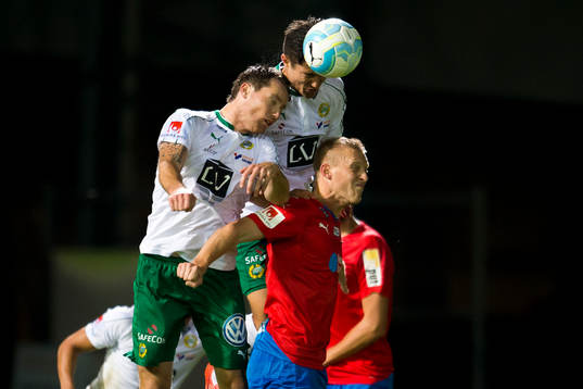 Helsingborgs Peter Larsson, Hammarbys David Boo Wiklander i