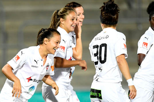 Rosengårds Alexandra Lowe Riley, Lotta Schelin och Lieke