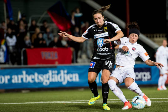 Rosengårds Ella Masar och Umeås Fanny Hjelm Rönnlund
