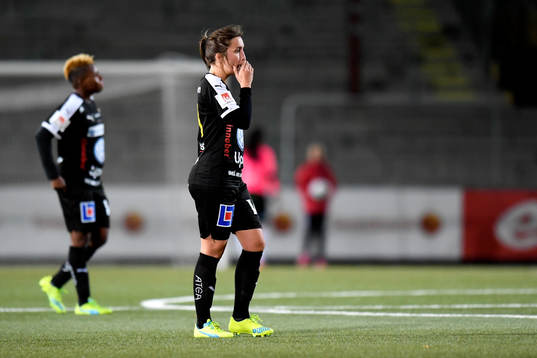 Umeås Fanny Hjelm Rönnlund deppar
