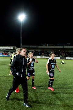 Umeås tränare Daniel Doverlind, Lina Hurtig, Hanna