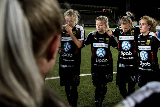 Umeås Hanna Sandström, Lisa Lantz, Hanna Glas och Lina