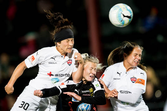 Rosengårds Ella Masar och Lieke Martens mot Umeås Hanna