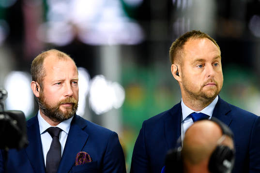 C Mores kommentatorer Petter Rönnqvist och Johan Edlund
