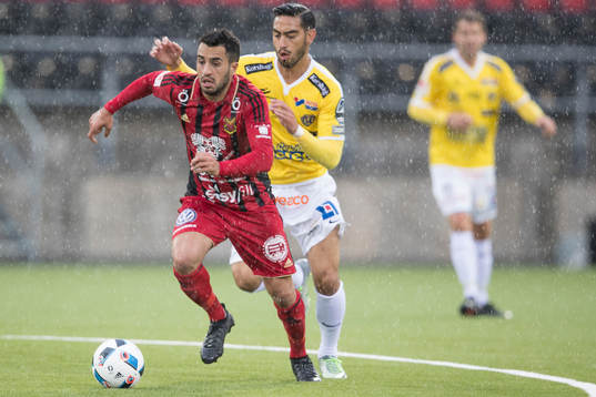 Brwa Nouri Brwa Nouri mot Falkenbergs Amin Nazari