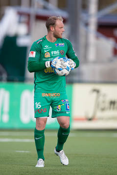 Falkenbergs målvakt Alexander Lundin