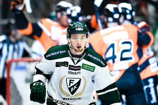 Färjestads Rasmus Asplund deppar