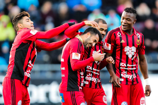 Östersunds Brwa Nouri jublar