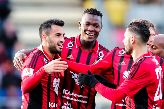 Östersunds Brwa Nouri jublar