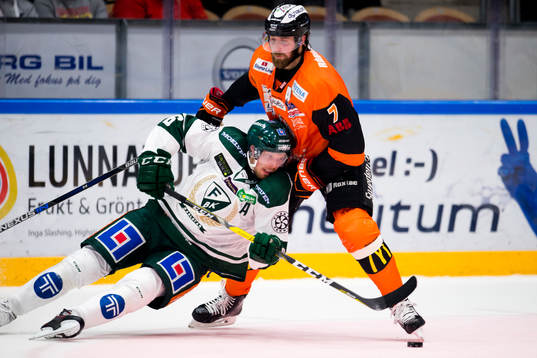 Karlskronas Mattias Karlsson  och Färjestads Alexander