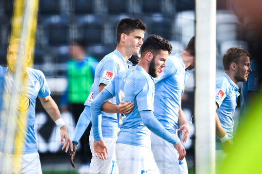 Malmö FFs Alexander Jeremejeff jublar