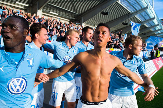 Malmö FFs Tobias Sana jublar