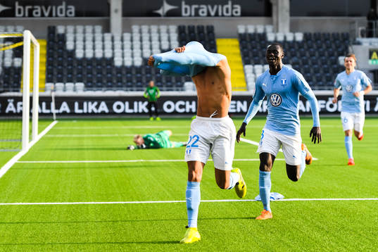 Malmö FFs Tobias Sana jublar