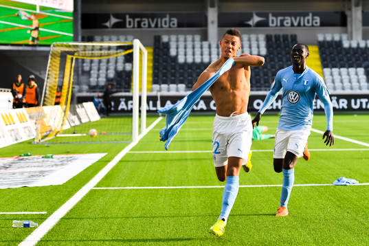 Malmö FFs Tobias Sana jublar