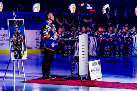 Växjös tidigare lagkapten Johan Markusson uppmärksammas