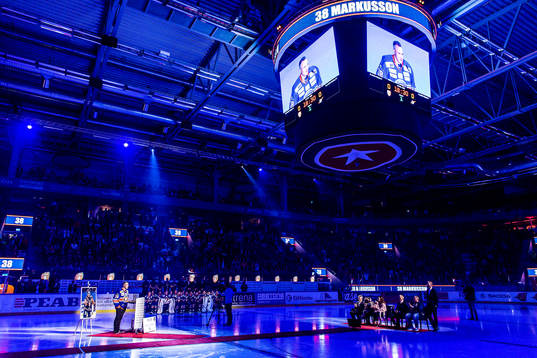Växjös tidigare lagkapten Johan Markusson uppmärksammas
