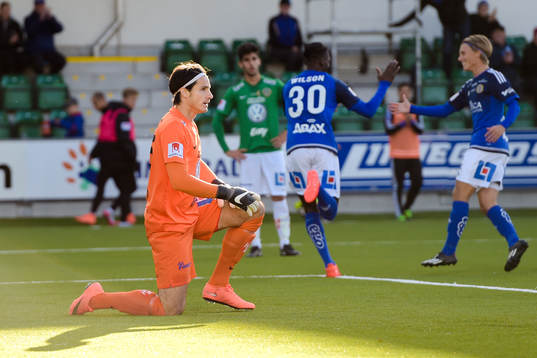 Jönköpings målvakt Damir Mehic deppar