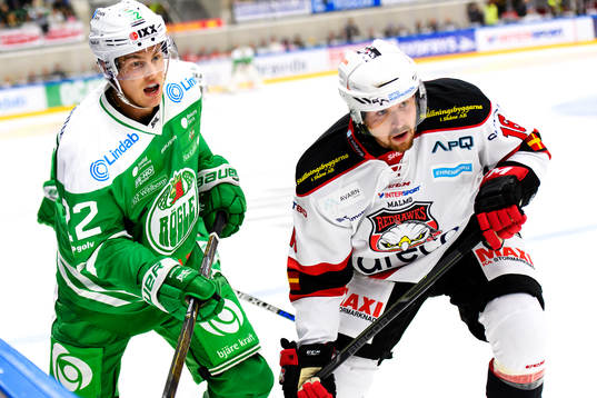 Rögles Sebastian Wännström och Malmö Redhawks Magnus