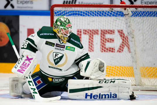 Färjestads målvakt Stefan Steen