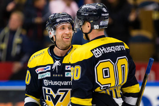 s Martin Thörnberg och Ted Brithén jublar