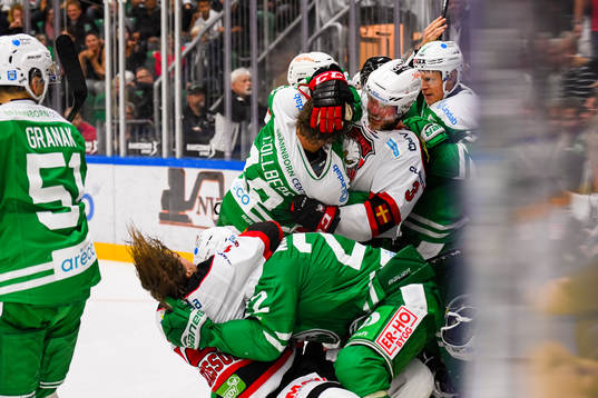 Rögles Sebastian Collberg i bråk med Malmö Redhawks