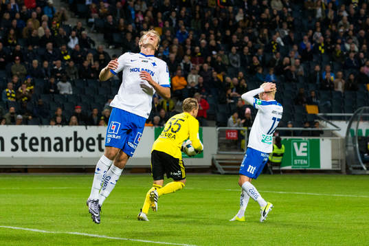 Norrköpings Sebastian Andersson och Karl Holmberg deppar