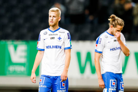 Norrköpings Filip Dagerstål och Andreas Hadenius deppar