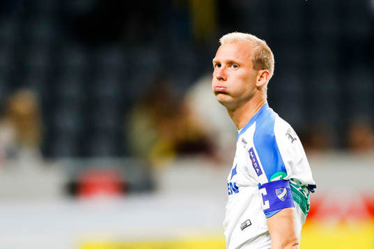 Norrköpings Andreas Johansson  deppar