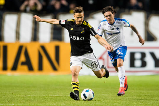 s Amin Affane och Norrköpings David Moberg Karlsson
