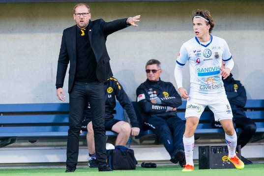 Elfsborgs manager Magnus Haglund ger direktiv