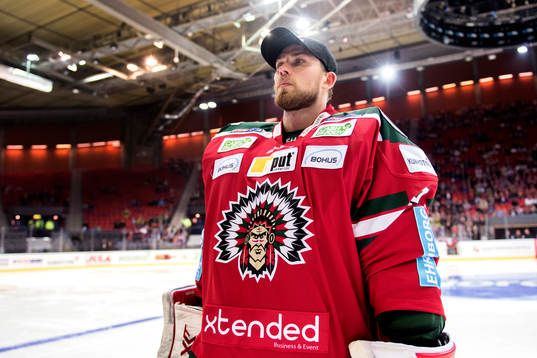 Frölundas målvakt Dan Bakala