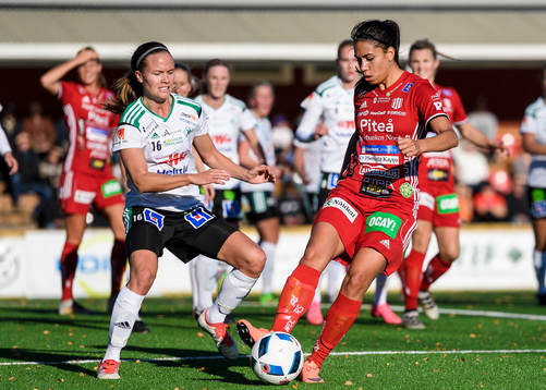 Mallbackens Elin Nyman utmanas av Piteås Tempest-Marie