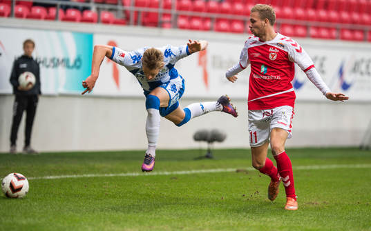 IFK Göteborgs Sören Rieks och Kalmars Jonathan Ring