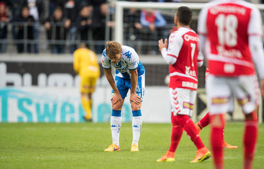 IFK Göteborgs Thomas Rogne deppar