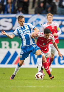 IFK Göteborgs Jakob Ankersen och Kalmars Romário Pereira