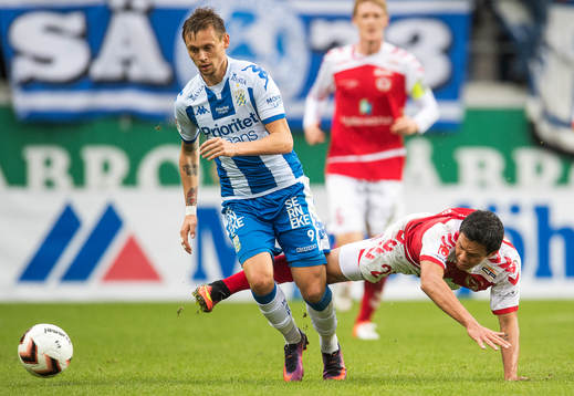 IFK Göteborgs Jakob Ankersen och Kalmars Romário Pereira