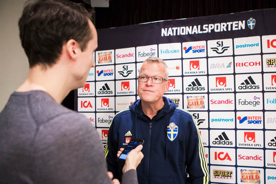 Sveriges förbundskapten Janne Andersson