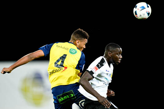 Ängelholms Patrick Dyrestam och Frejs Alagi Doudou Matar