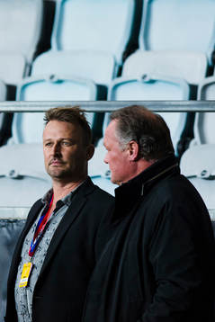 Örgrytes klubbdirektör Pierre Edström och