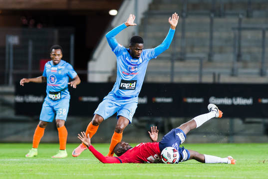Athletics Abdoul Razak och Örgrytes Alexis Yougouda Kada
