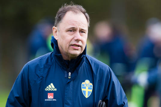 Sveriges presschef Niklas Bodell