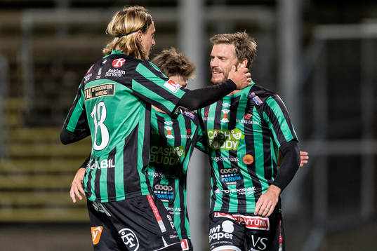 Varbergs Joakim Lindner, Joel Palmquist och Karl