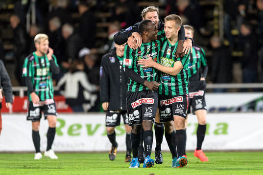 Varbergs Nsima Peter, Karl Söderström och Ivan Näsberg