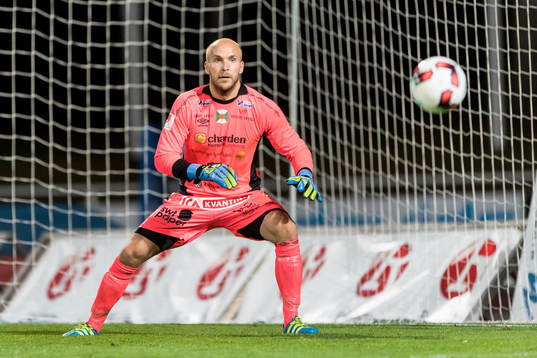Varbergs målvakt Peter Dahlberg