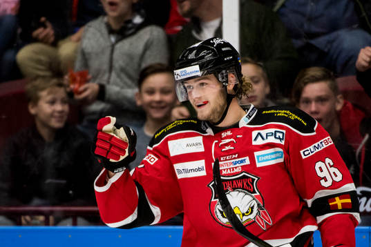 Malmö Redhawks Kim Rosdahl jublar