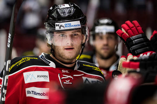 Malmö Redhawks Kim Rosdahl jublar