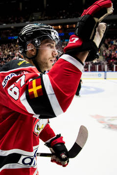 Malmö Redhawks Konstantin Komarek jublar