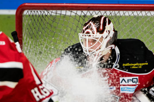 Malmö Redhawks målvakt Oscar Alsenfelt