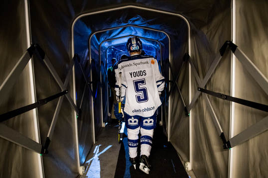 Leksands Ben Youds gör entré